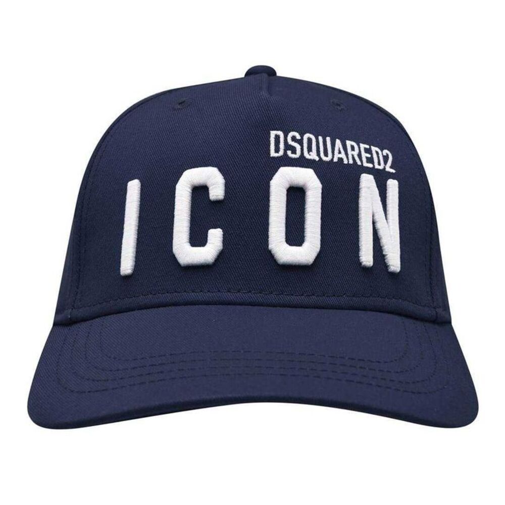 DSquared2 Childrens/Kids Icon Logo Cotton Baseball Cap / Eclipse Blue